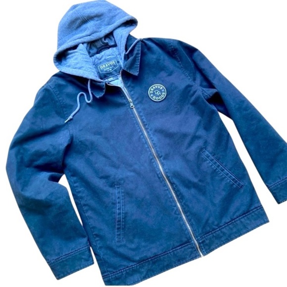 Dravus Utility Thick Work Jacket with built in Hoodie Size L - Picture 1 of 4